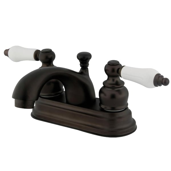 Kingston Brass 4" Centerset Bathroom Faucet, Oil Rubbed Bronze KB3605PL - main